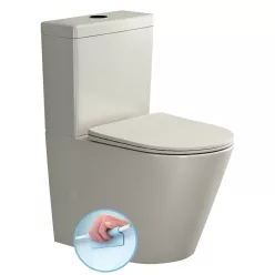   WC, Sapho Paco rimless, monoblokkos wc, elefántcsont PC1012WRBE