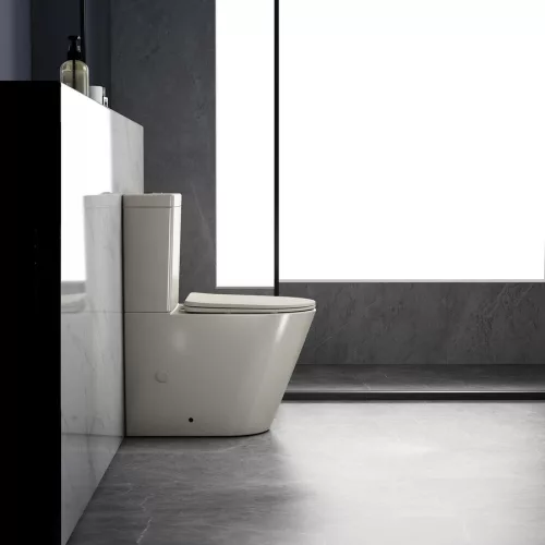 WC, Sapho Paco rimless, monoblokkos wc, elefántcsont PC1012WRBE