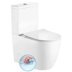 WC, Sapho Infinity rimless, monoblokkos wc, fehér PC105WR