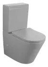 WC, Sapho Paco rimless, monoblokkos wc, matt szürke PC1012WRGR
