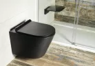 WC, Sapho Paco rimless, fali wc, fekete PZ1012WRB