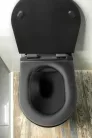 WC, Sapho Paco rimless, fali wc, fekete PZ1012WRB