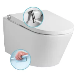   WC, Sapho Veen fali wc integrált bidé funkcióval 37x59,3cm VE421