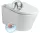 WC, Sapho Veen fali wc integrált bidé funkcióval 37x59,3cm VE421