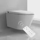WC, Sapho Veen fali wc integrált bidé funkcióval 37x59,3cm VE421
