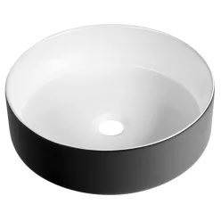 Mosdó, Sapho Fiastra kerámia mosdó, fekete 40 cm FT801B