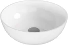 Mosdó, Sapho Banera Round öntött márvány mosdó 39 cm, fehér 14337