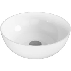   Mosdó, Sapho Banera Round öntött márvány mosdó 39 cm, fehér 14337