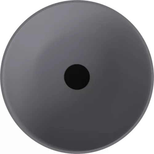 Mosdó, Sapho Banera Round öntött márvány mosdó 39 cm, matt szürke 14337.31