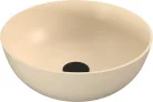 Mosdó, Sapho Banera Round öntött márvány mosdó 39 cm, matt bézs 14337.81