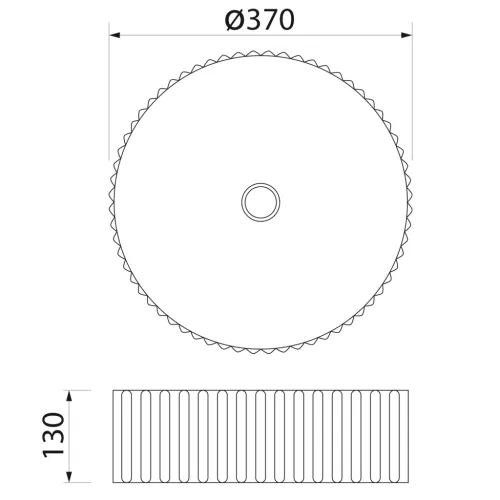 Mosdó, Sapho Picobello kerámia mosdó 37 cm AR484
