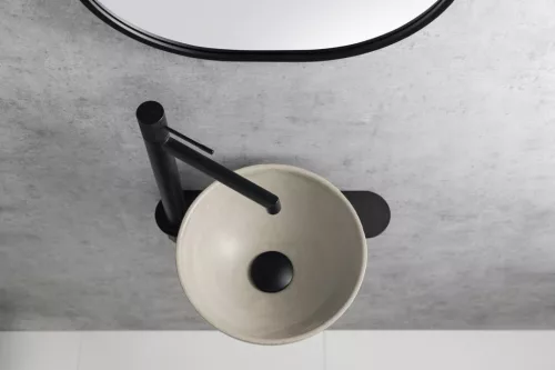 Mosdó, Sapho Minor beton mosdó 26 cm, homok MR26014