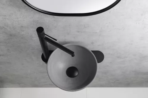 Mosdó, Sapho Minor beton mosdó 26 cm, szürke MR26017