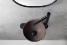 Mosdó, Sapho Minor beton mosdó 26 cm, sötét barna MR26015