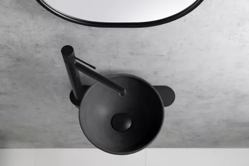 Mosdó, Sapho Minor beton mosdó 26 cm, antracit MR26016