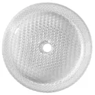 Mosdó, Sapho Maragua gravírozott üvegmosdó, 39,5 cm TY214CL
