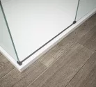 Vízvető küszöb, Sapho Esca vízvető küszöb, 1200 mm, matt fekete ES7425