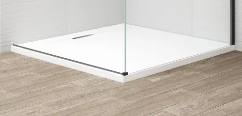 Vízvető küszöb, Sapho Esca vízvető küszöb, 1200 mm, matt fekete ES7425