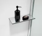 Polc, Sapho Esca polc faliprofilhoz, 230x120 mm, króm ES8410