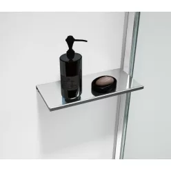   Polc, Sapho Esca polc faliprofilhoz, 230x120 mm, króm ES8410