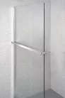 Polc, Sapho walk-in falra szerelhető zuhanypolc törölközőtartóval, 60-140 cm, króm EG1410