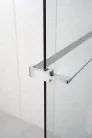 Polc, Sapho walk-in falra szerelhető zuhanypolc törölközőtartóval, 60-140 cm, króm EG1410