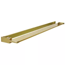   Polc, Sapho walk-in falra szerelhető zuhanypolc törölközőtartóval, 60-140 cm, matt arany EG1446