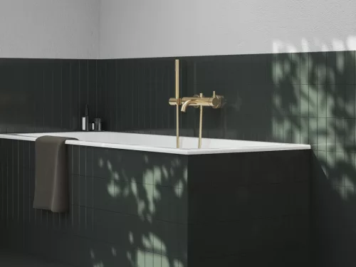 Zuhany gégecső, Ravak zuhany gégecső 150 cm, műanyag 913.60GLB Gold Brushed X07P1245