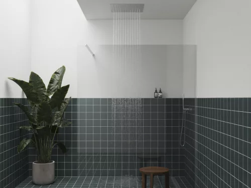 Trópusi zuhany, Ravak mennyezeti négyzet alakú fejzuhany 440x440 mm, króm 988.00CR X07P1263