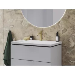   Mosdó csaptelep, Ravak Espirit mosdó csaptelep BeCool 190 mm ES 012.61GLB, Gold Brushed X070617
