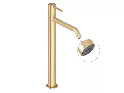 Mosdó csaptelep, Ravak Espirit mosdó csaptelep BeCool 340 mm ES 015.61GLB, Gold Brushed X070561