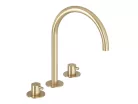 Mosdó csaptelep, Ravak Espirit 3 furatos 270 mm ES 018.60GLB, Gold Brushed X070599