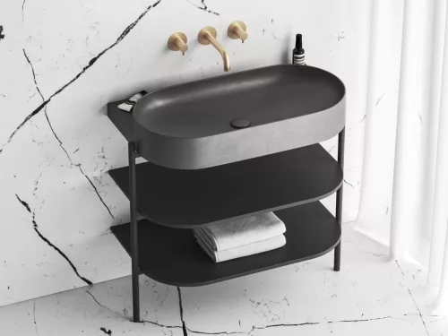 Falba süllyesztett csaptelep, Ravak Espirit mosdócsaptelep ES 019.60GLB.O1, Gold Brushed X070600