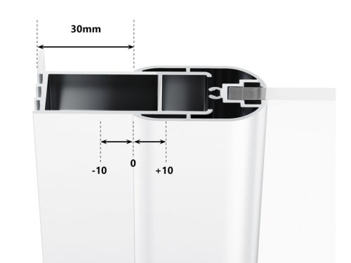 Toldóprofil, Ravak CNPS toldóprofil matt fehér E778801E19470