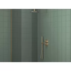   Falba süllyesztett csaptelep, Ravak Espirit termosztátos, kétutas Gold Brushed X070610