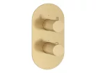 Falba süllyesztett csaptelep, Ravak Espirit termosztátos, kétutas Gold Brushed X070610