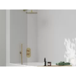   Falba süllyesztett csaptelep, Ravak Espirit termosztátos,háromutas, Gold Brushed X070613