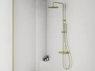 Zuhanyszett, Ravak Espirit termosztátos zuhanyoszlop szettel ES 091.60GLB, Gold Brushed X070614