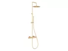 Zuhanyszett, Ravak Espirit termosztátos zuhanyoszlop szettel ES 091.60GLB, Gold Brushed X070614