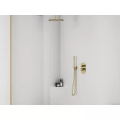   Falba süllyesztett csaptelep, Ravak Espirit kétutas, ES 065.60GLB.O2.RB07E, Gold Brushed X070612