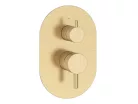 Falba süllyesztett csaptelep, Ravak Espirit kétutas, ES 065.60GLB.O2.RB07E, Gold Brushed X070612