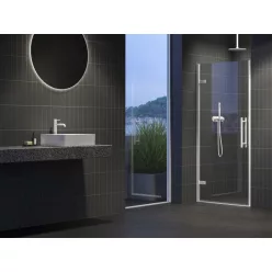   Zuhanyajtó, Ravak COOL! COSD1-90 zuhanyajtó matt fehér+transparent X0VV70E00Z1