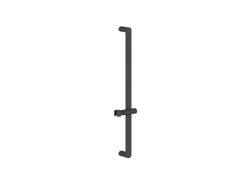 Falirúd, Ravak Állítható zuhanyrózsa tartó 70 cm 977.20BLM, fekete X07P1248