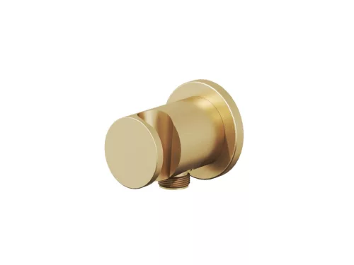 Zuhanytartó, Ravak Fali kiállás integrált zuhanyrózsa tartóval 706.60GLB, Gold Brushed X07P1244