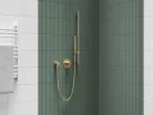 Fali zuhany csatlakozó, Ravak Fali zuhany csatlakozó 701.60GLB, Gold Brushed X07P1241