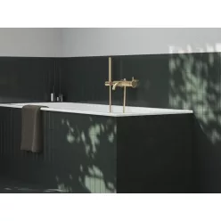   Kádtöltő csaptelep, Ravak Espirit fali, zuhanyszett nélkül ES 022.60GLB, Gold Brushed X07060