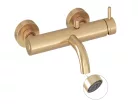 Kádtöltő csaptelep, Ravak Espirit fali, zuhanyszett nélkül ES 022.60GLB, Gold Brushed X07060