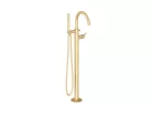 Kádtöltő csaptelep, Ravak Espirit padlón álló, szettel ES 080.60GLB.RB07G, Gold Brushed X070615