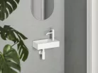 Mosdó, Ravak Veda Wall 40 kézmosó jobb matt fehér XJXPE240000