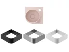 Mosdó, Ravak Yard 28 C kerámiamosdó Alabaster Pink XJX0G228000